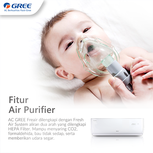 Gree AC Wall Mounted Split Inverter Freair Series 1 PK - GWC-09FREAIR